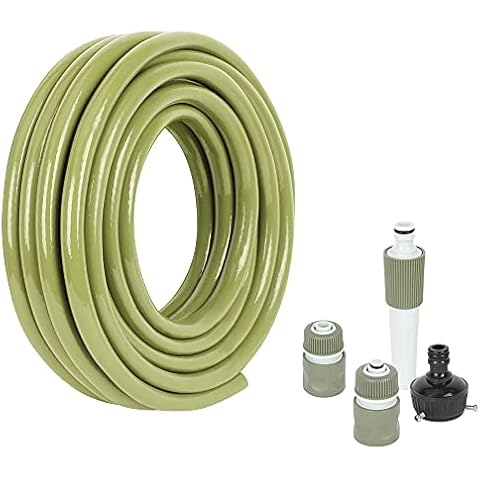 JonesHouseDeco PVC Manguera para Jardin 15m con Connectores Cover