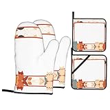 Fácil de limpiar: tanto las capas interiores como exteriores de estos guantes de horno y soportes para ollas están hechos de tela impermeable, lo que los hace fáciles de limpiar y mantener. Simplemente lávalos a mano para obtener los mejores resultados, evitando lavar a máquina y blanquear para preservar su calidad.