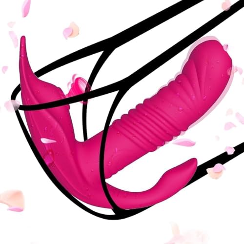 2026 New Adult Tools for Women Thrusting Games Powerful 10 Modes Wriggling Soft Silicone Waterproof USB Magnetic Charging Smart Heating Travel Essentials Gifts for Women 7DONG05D014V7