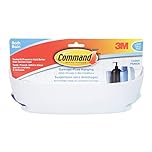 3M Command [Removable]: Shower Caddy with Water-Resistant Strips (Clear Frosted)