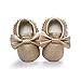 Morbuy Chaussures Bébés Unisexe Enfants Garçons Filles Nouveau Né Toddler Antidérapant Premières Pas Chaussures Marcheurs. (2 / 12cm / 6-12 Mois, Archet d'or)
