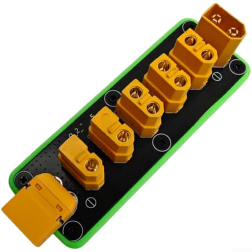 Placa de distribución de energía 5 vías para conectar motores y ESC de multicópteros RC