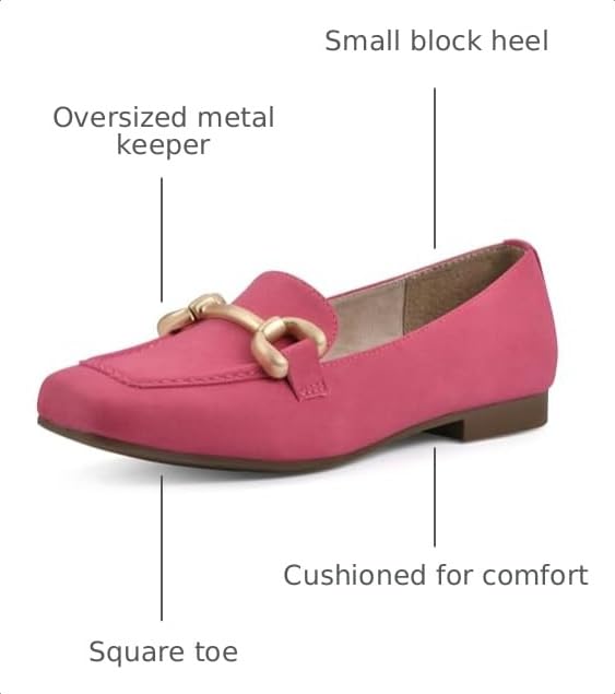 Image of CLIFFS BY WHITE MOUNTAIN Women's Bestow Moc-Toe Loafer Flat