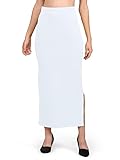 ONLINE GENERATION Cotton Lycra Saree Shapewear with Rope Petticoat for Women, Cotton Blended Shape Wear, WHITE LYCRA PETTICOAT, XL