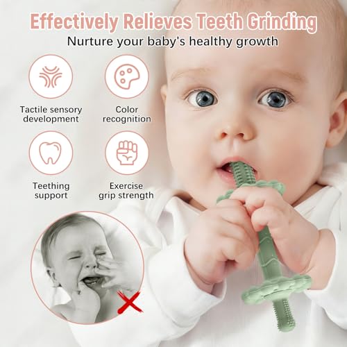 Image of 4 Pack Baby Teething Toys - Anti-Choking Design