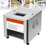NGARY Kommerzielle Elektrische Fleischschneidemaschine, Elektrische Fleischschneidemaschine Mit Hochfesten Nylonzahnrädern, Für Knochenloses Fleisch, Weiches Gemüse