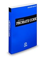 California Probate Code: 2002 Desktop Edition 031466212X Book Cover