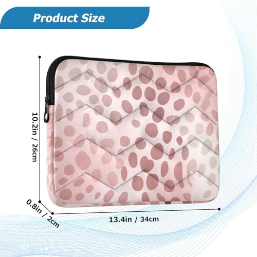 Funda para portátil de 13-14 pulgadas con diseño de leopardo miniatura 3
