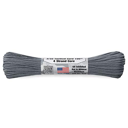 ATWOOD ROPE MFG. AgEbhE[v 275Lbs ^NeBJR[h/pR[h 3/32X100tB[g MADE IN USA(GRAPHITE)y|Xg [ 䂤pPbg֑ΉzpR[h 4mm 3mm 2mm \[