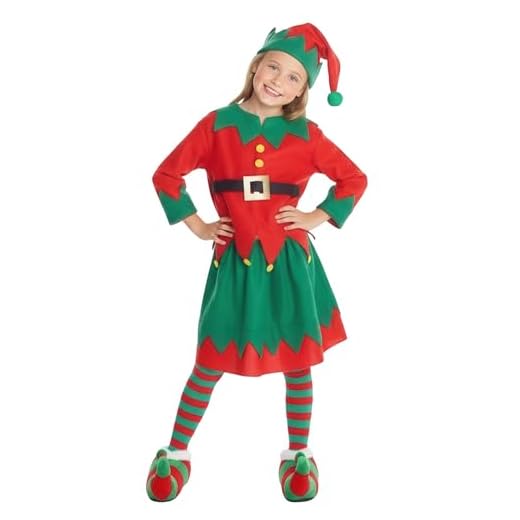 Morph Disfraz Elfo Niña, Disfraz Elfo Navidad Niña, Traje Elfo Niña, Disfraz Duende Navidad, Elfo Disfraz, Disfraz Elfa Niña, Disfraz Navidad Niña Talla S