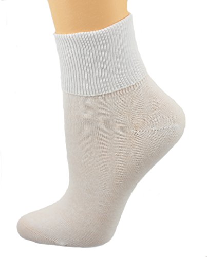 Image of Sierra Socks Women's Cotton Diabetic Ankle Socks, 3 Pair