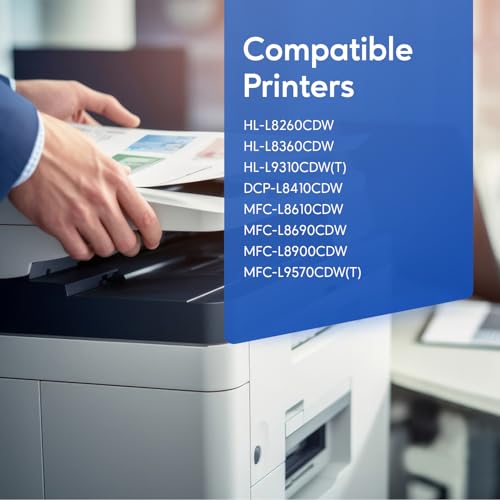 TN436 Toner Cartridge High Yield Replacement Compatible for Brother TN 436 TN436BK TN436C TN433 TN431 for Brother HL-L8360CDW HL-L8260CDW MFC-L8610CDW MFC-L8900CDW MFC-L8690CDW Printer (1BK,1C,1M,1Y)