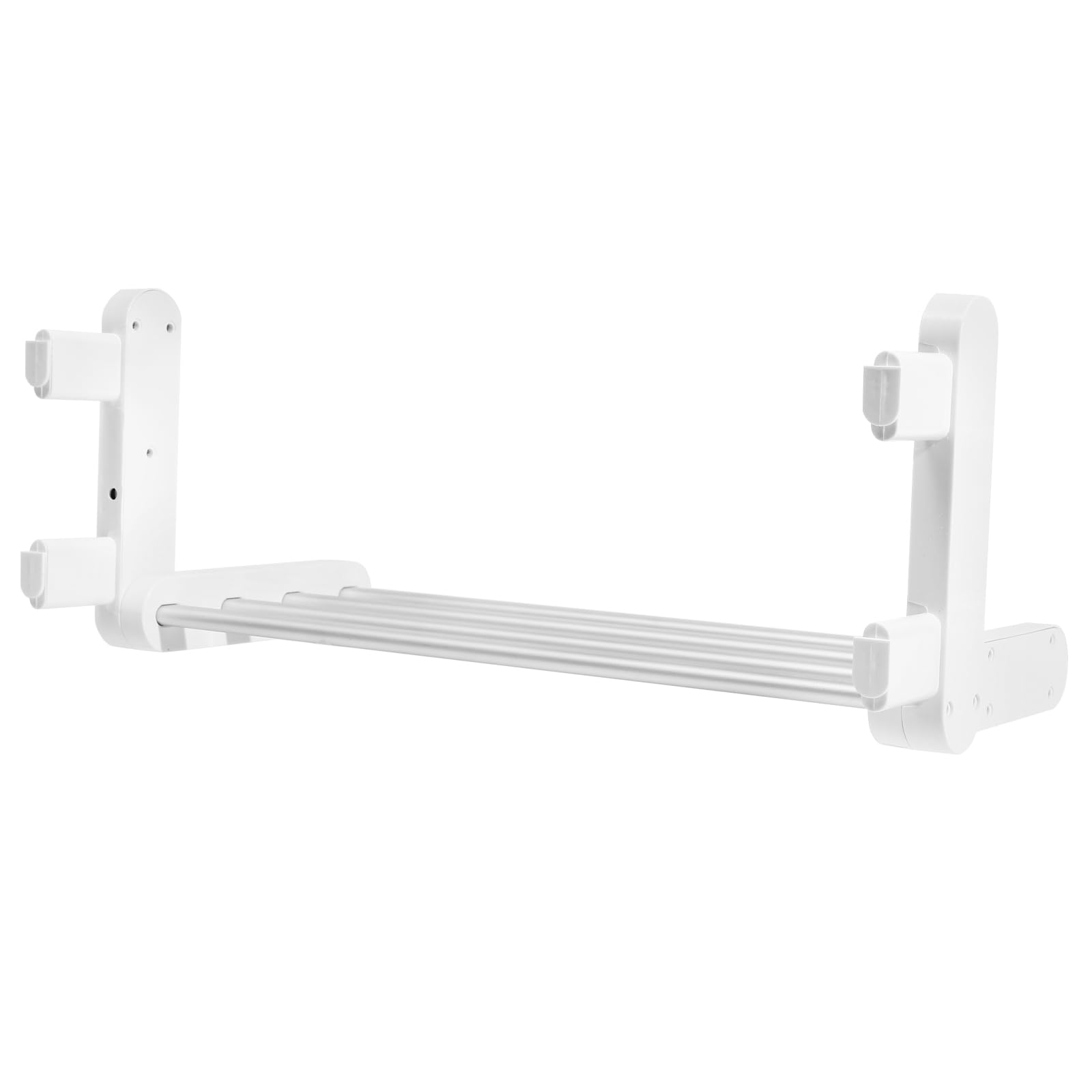 Elektrischer Handtuchhalter 55°C Thermostat 36W Heizkörper Wandmontage Handtuchwärmer 90° Faltbar und 8H Timer 55 * 11 * 21cm Klein Bad Handtuchtrockner Weiß Handtuchheizkörper