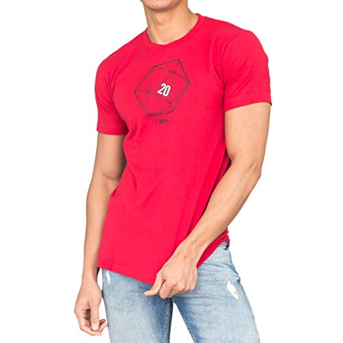 The Big Bang Theory Sheldon Cooper 20 Sided Dice D20 Adult Red T-Shirt (Adult X-Large) #TOP1