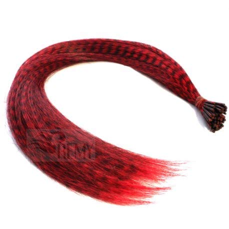 40 cm 10 Feathers with Feather Extensions Grizzly I tip Hair 0.4g