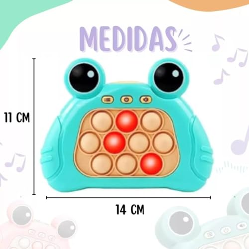 Pop It Eletronico Fidget Brinquedo De Apertar Anti Stress Bichinhos Sapinho Premium NOTYAZ (Rosa)