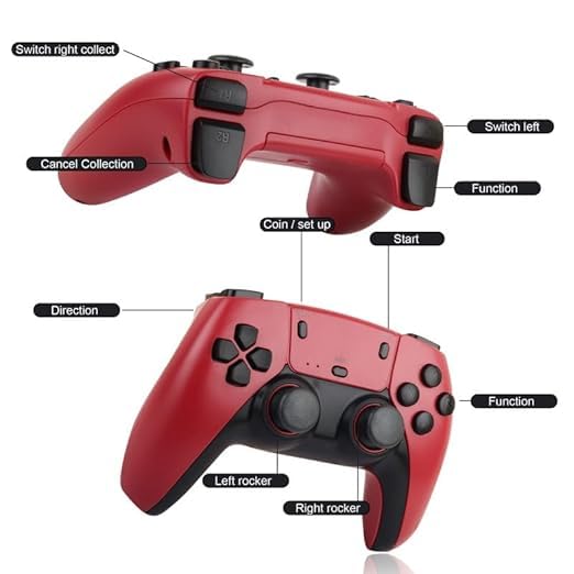 DXP Mi18 64GB Game Stick Lite | 4K Retro TV Game Console | Dual Wireless Controllers | 10,000+ Classic Games | Plug & Play Entertainment System 2