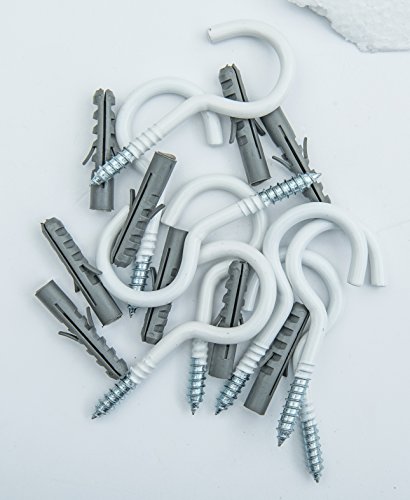 Connex DY5110009 Befestigungsset für Wäscheleinen, 16-teilig, verzinkt