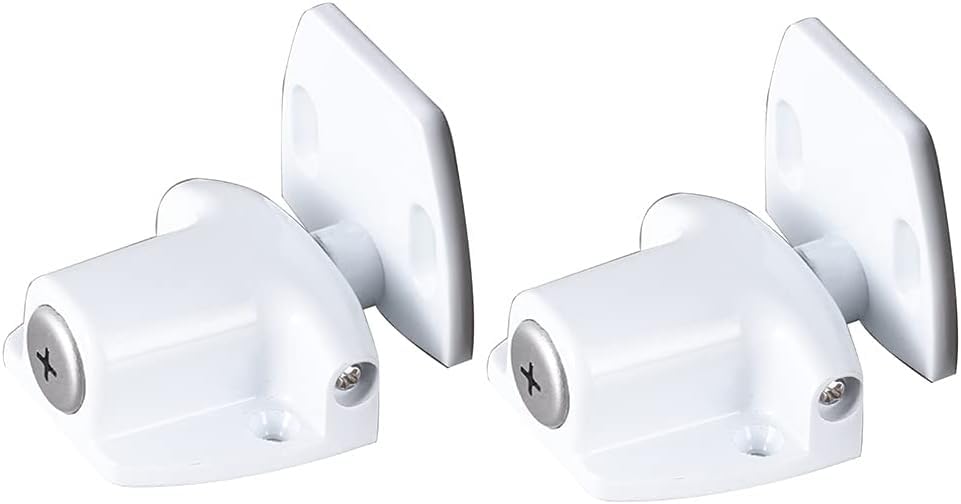 Butée de porte à poussoir autobloquante Bianco avec fixation adhésive 3M robuste