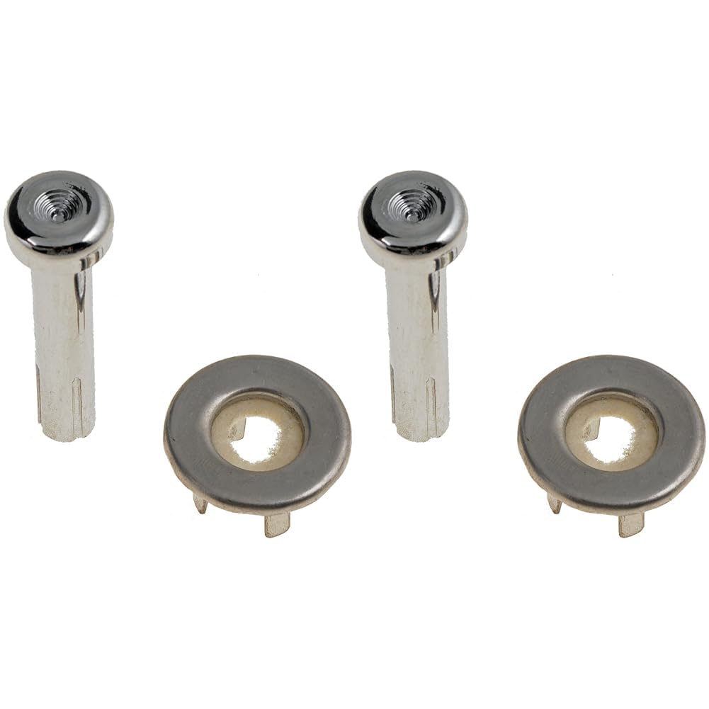 FORD UNIVERSAL SCREW ON DOOR LOCK CHROME KNOB WASHER BEZEL - Foto 4