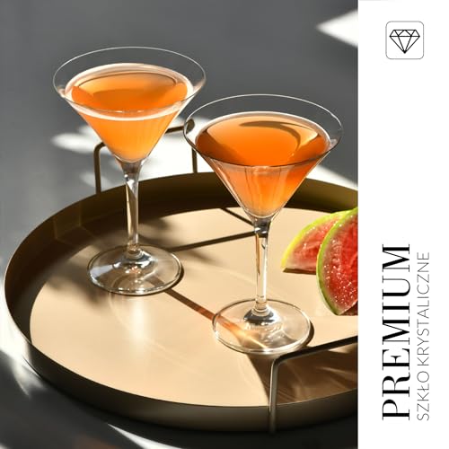 KROSNO Kieliszki do Martini i Koktajli Avant-Garde, Zestaw 6 x 240 ml