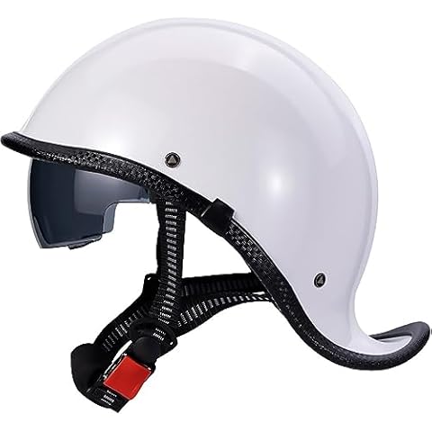 Letetexi Half Face Motorcycle Helmet with Visor Cover