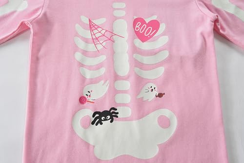 Little Girls Pajamas Cotton Long Sleeve Pjs Set Kids Dinosaur Pajama Baby 2 Pieces Sleepwear Toddler Heart Clothes 2-7T4