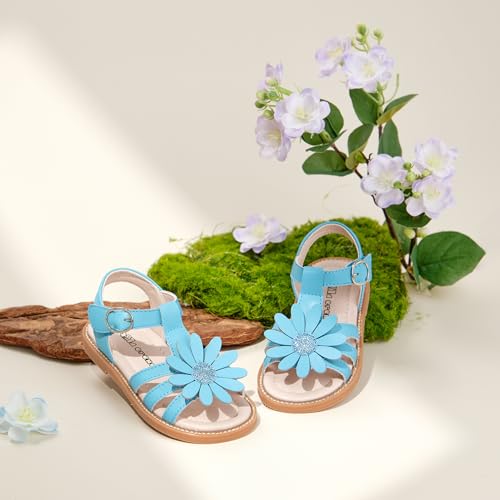 Image of Kiderence Toddler Girls Sandals Little Girls Kids Summer Shoes Toddler Sandals