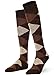 Mysocks Unisex Kniestrümpfe Argyle Socken braun Sahne rote Linie Socken günstig Kaufen-Mysocks Unisex Kniestrümpfe Argyle Socken braun Sahne rote Linie