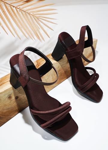Image of TRYME Block Heels Perfect for Every Occasion, Elegant Party Heel Sandals for Women & Girls