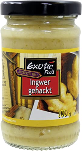 Exotic Food Ingwer, gehackt in Sojabohnenöl, 6er Pack (6 x 100 g)
