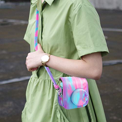 Katia Camera Case Bag Compatible With Fujifilm Instax Mini 11 Instant Film Camera With Shoulder Strap And Photo Accessories Pocket - Aurora #TOP5