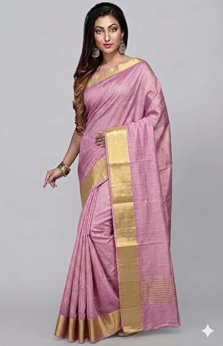 Radiant Fashion gold tussar silk saree in tussar silk – image 2
