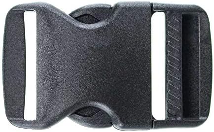 Side Release Buckle - Multiple Size Options - Black