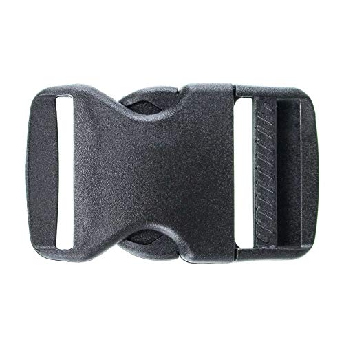 Side Release Buckle - Multiple Size Options - Black