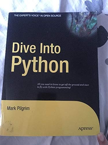 Dive into python- Mark pilgrim : Amazon.in: Books