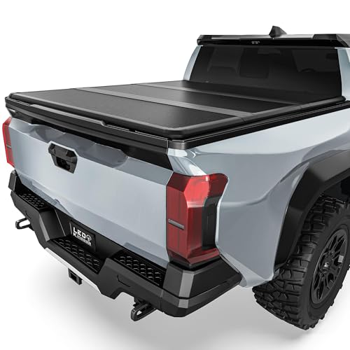 Tonneau Cover May Come Off While Driving - 2022-2023 Toyota Tundra & Tundra Hybrid 2 LEDKINGDOMUS Hard Tri-fold FRP Tonneau Cover Fits for Toyota Tacoma 2024 2025 2026, 5ft Bed with Track Rail System(Excl. Trail)