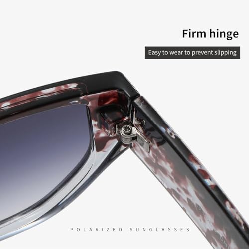 Lunettes de soleil à jambe large pour éviter l'éblouissement style punk