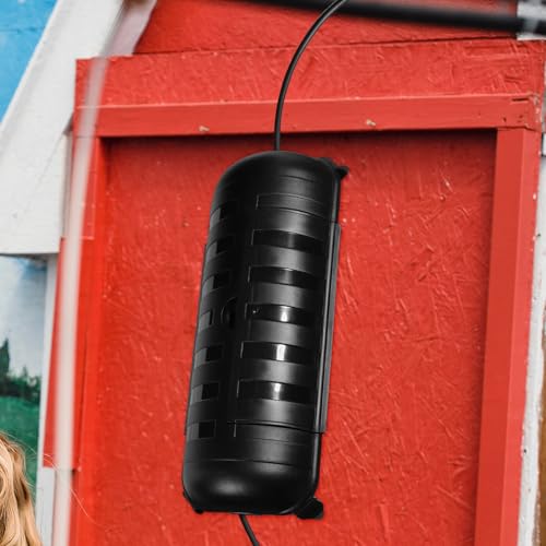 Boîte de jonction électrique extérieure noire en plastique solide et kit sécurisé