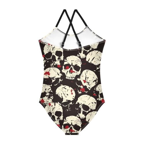 Horses Animals Girls Swimsuit One Piece Bathing Suit for Baby Girls' Swimwear 3-10T2