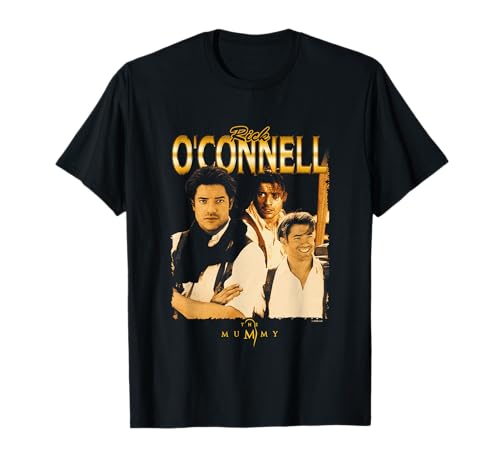 Image of The Mummy Rick O'Connell Multi Poses Vintage Poster T-Shirt