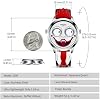 NIBOSI Watches for Men Analog Quartz Clown Dial Wrist Watches Unique Weird Fashion Cool Watch Waterproof Leather Strap Men's Watches