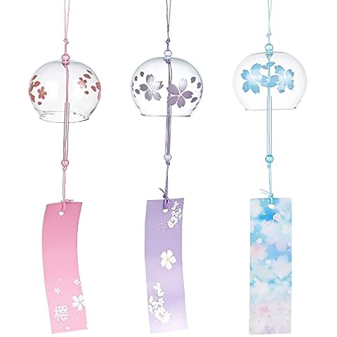 BENECREAT Handmade Glass Wind Chimes Cover