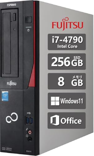 �y�����ςݕi�z �yAmazon.co.jp ����z �x�m�� �f�X�N�g�b�vPC ��CPU:��4���� Core i7/Office����&�ŐVWindows11 Pro/USB 3.0/4KHD�Ή�/DVD/�����p�t�H�[�}���X (2)8GB+SSD:256GB)