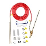 PRETYZOOM 1set Quick Connect Sandblasting Tool Kit High Pressure Derusting Accessory for Industrial Use Includes Nozzles Hoses and Protective
