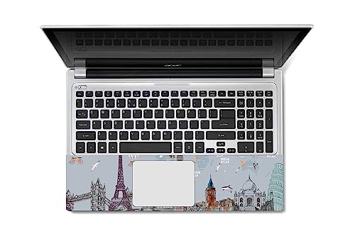 Image of DWELLSINDIA 7 Wonders Skin /Sticker for Laptops Upto 15.6 Inch Suitable for HP, Lenovo, Dell, Acer, Asus (HD Quality) Pack of 1