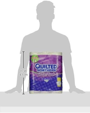 Quilted Northern Ultra Plush Double Roll Bath Tissue, 12 Count