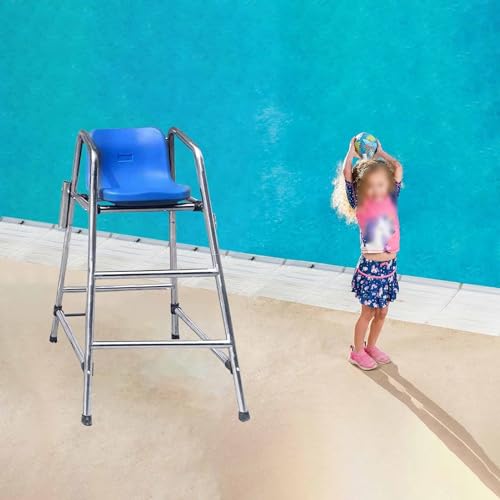 Silla de Vigilancia para Piscina de Acero Inoxidable 304 Pequeña 120cm