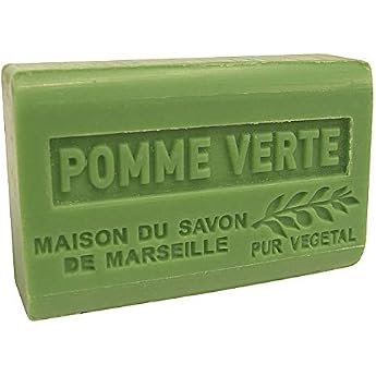 Provence Soap Pomme Verte Green Apple   Karit  125g