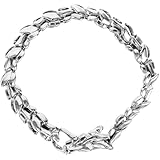 LIOOBO Punk Stil Dragon Armband Herren Metall Schmuck Robust Vintage Dragon Wrist Chain Cool Style Geschenk für Männer
